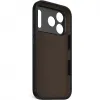 Decoded Silicone Back Cover hoesje met MagSafe voor Apple iPhone 17 Pro - Phantom Black 3