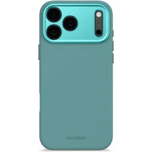 Decoded Silicone Back Cover hoesje met MagSafe voor Apple iPhone 17 Pro Max - Retro Blue