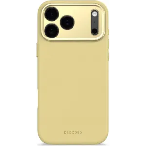 Decoded Silicone Back Cover hoesje met MagSafe voor Apple iPhone 17 Pro Max - Yuma Yellow