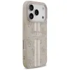 Guess 4G Printed Stripes Hard Case Back Cover hoesje met MagSafe voor Apple iPhone 17 Pro - Roze 1