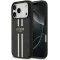 Guess 4G Printed Stripes Hard Case Back Cover hoesje met MagSafe voor Apple iPhone 17 Pro Max - Zwart