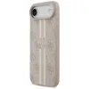 Guess 4G Printed Stripes Hard Case Back Cover hoesje met MagSafe voor Apple iPhone Air - Roze 1
