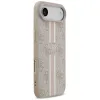 Guess 4G Printed Stripes Hard Case Back Cover hoesje met MagSafe voor Apple iPhone Air - Roze 2