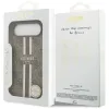 Guess 4G Printed Stripes Hard Case Back Cover hoesje met MagSafe voor Apple iPhone Air - Bruin 6