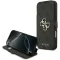 Guess 4G Big Metal Logo Book Wallet Case hoesje voor Apple iPhone 17 Pro Max - Zwart