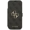 Guess 4G Big Metal Logo Book Wallet Case hoesje voor Apple iPhone 17 Pro Max - Zwart 4
