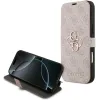 Guess 4G Big Metal Logo Book Wallet Case hoesje voor Apple iPhone 17 Pro Max - Roze 0