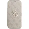 Guess 4G Big Metal Logo Book Wallet Case hoesje voor Apple iPhone 17 Pro Max - Roze 3
