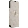 Guess 4G Big Metal Logo Book Wallet Case hoesje voor Apple iPhone 17 Pro Max - Roze 5