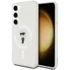 Karl Lagerfeld IML Ikonik Back Cover hoesje met MagSafe voor Samsung Galaxy S23 - Transparant