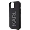 Karl Lagerfeld 3D Rubber Glitter Logo Back Cover hoesje voor Apple iPhone 15 Plus/14 Plus - Zwart 5