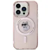 Karl Lagerfeld IML Choupette Back Cover hoesje met MagSafe voor Apple iPhone 15 Pro - Roze 3