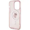 Karl Lagerfeld IML Choupette Back Cover hoesje met MagSafe voor Apple iPhone 15 Pro - Roze 7