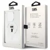 Karl Lagerfeld IML Ikonik Back Cover hoesje met MagSafe voor Apple iPhone 15 Pro - Transparant 8