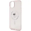 Karl Lagerfeld IML Choupette Back Cover hoesje met MagSafe voor Apple iPhone 15 Plus/14 Plus - Roze 6