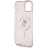 Karl Lagerfeld IML Choupette Back Cover hoesje met MagSafe voor Apple iPhone 15 Plus/14 Plus - Roze 7