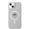 Karl Lagerfeld IML Choupette Back Cover hoesje met MagSafe voor Apple iPhone 15 Plus/14 Plus - Transparant 3