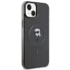 Karl Lagerfeld IML Ikonik Back Cover hoesje met MagSafe voor Apple iPhone 15 Plus/14 Plus - Zwart 4