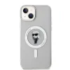 Karl Lagerfeld IML Ikonik Back Cover hoesje met MagSafe voor Apple iPhone 15 Plus/14 Plus - Transparant 3