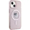 Karl Lagerfeld IML Choupette Back Cover hoesje met MagSafe voor Apple iPhone 15 - Roze 4