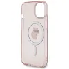 Karl Lagerfeld IML Choupette Back Cover hoesje met MagSafe voor Apple iPhone 15 - Roze 7