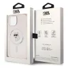 Karl Lagerfeld IML Choupette Back Cover hoesje met MagSafe voor Apple iPhone 15 - Roze 8
