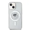 Karl Lagerfeld IML Choupette Back Cover hoesje met MagSafe voor Apple iPhone 15 - Transparant 3