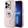Karl Lagerfeld IML Choupette Back Cover hoesje met MagSafe voor Apple iPhone 15 Pro Max - Roze