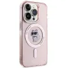 Karl Lagerfeld IML Choupette Back Cover hoesje met MagSafe voor Apple iPhone 15 Pro Max - Roze 4
