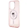 Karl Lagerfeld IML Choupette Back Cover hoesje met MagSafe voor Apple iPhone 15 Pro Max - Roze 6
