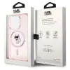Karl Lagerfeld IML Choupette Back Cover hoesje met MagSafe voor Apple iPhone 15 Pro Max - Roze 8