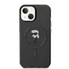 Karl Lagerfeld IML Ikonik Back Cover hoesje met MagSafe voor Apple iPhone 15 - Zwart 3