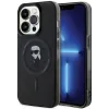 Karl Lagerfeld IML Ikonik Back Cover hoesje met MagSafe voor Apple iPhone 15 Pro Max - Zwart