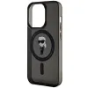 Karl Lagerfeld IML Ikonik Back Cover hoesje met MagSafe voor Apple iPhone 15 Pro Max - Zwart 6