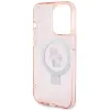Karl Lagerfeld Ring Stand Karl & Choupette Hard Case Back Cover hoesje met MagSafe voor Apple iPhone 15 Pro - Roze 7