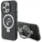 Karl Lagerfeld Ring Stand Karl & Choupette Hard Case Back Cover hoesje met MagSafe voor Apple iPhone 15 Pro Max - Zwart