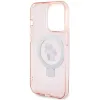 Karl Lagerfeld Ring Stand Karl & Choupette Hard Case Back Cover hoesje met MagSafe voor Apple iPhone 15 Pro Max - Roze 7