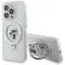 Karl Lagerfeld Ring Stand Karl & Choupette Hard Case Back Cover hoesje met MagSafe voor Apple iPhone 14 Pro - Wit