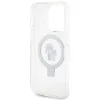 Karl Lagerfeld Ring Stand Karl & Choupette Hard Case Back Cover hoesje met MagSafe voor Apple iPhone 14 Pro - Wit 7