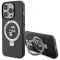 Karl Lagerfeld Ring Stand Karl & Choupette Hard Case Back Cover hoesje met MagSafe voor Apple iPhone 14 Pro - Zwart