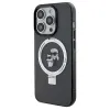 Karl Lagerfeld Ring Stand Karl & Choupette Hard Case Back Cover hoesje met MagSafe voor Apple iPhone 14 Pro Max - Zwart 2
