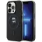 Karl Lagerfeld IML Ikonik Back Cover hoesje met MagSafe voor Apple iPhone 14 Pro - Zwart