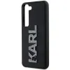 Karl Lagerfeld 3D Rubber Glitter Logo Back Cover hoesje voor Samsung Galaxy S23 Plus - Zwart 5