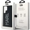 Karl Lagerfeld 3D Rubber Glitter Logo Back Cover hoesje voor Samsung Galaxy S24 Ultra - Zwart 6