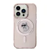 Karl Lagerfeld IML Choupette Back Cover hoesje met MagSafe voor Apple iPhone 14 Pro Max - Roze 3