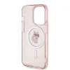 Karl Lagerfeld IML Choupette Back Cover hoesje met MagSafe voor Apple iPhone 14 Pro Max - Roze 7