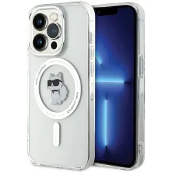 Karl Lagerfeld IML Choupette Back Cover hoesje met MagSafe voor Apple iPhone 14 Pro - Transparant