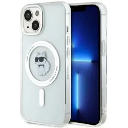 Karl Lagerfeld IML Choupette Back Cover hoesje met MagSafe voor Apple iPhone 14 - Transparant