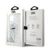 Karl Lagerfeld Liquid Glitter Choupette Head Back Cover hoesje met MagSafe voor Apple iPhone 14 - Transparant 7