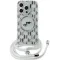 Karl Lagerfeld IML Crossbody Monogram Karl & Choupette Head Back Cover hoesje met MagSafe voor Apple iPhone 15 Pro - Transparant